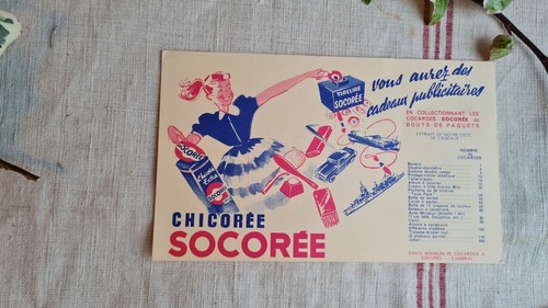 Ancien buvard publicitaire - buvard,