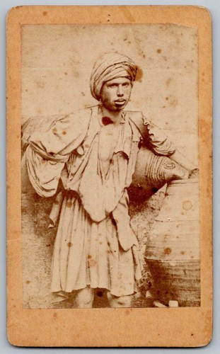 Cdv 1870 égypte marchand - Égypte,
