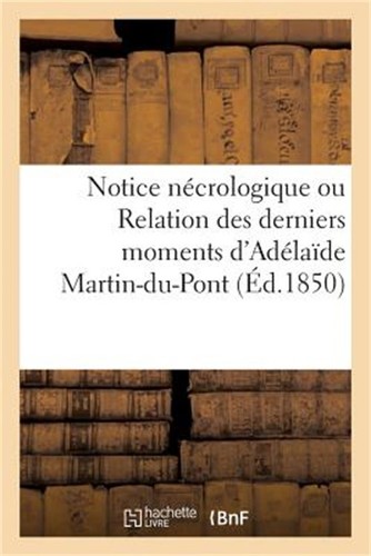 Notice crologique ou - n�crologique,