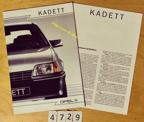 Opel kadett gls gt - kadett, gsi