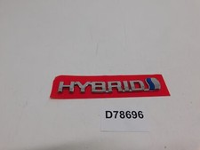 Écriture Arrière Back Writing Lettering Hybride Original Pour Yaris Hybride 2014
