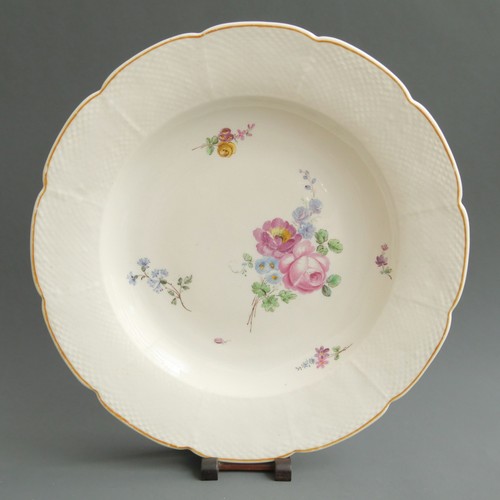 Assiette porcelaine tendre - tendre, de