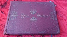 Grand album ancien "Cartes