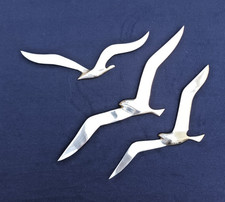 Lot de 3 oiseaux en laiton