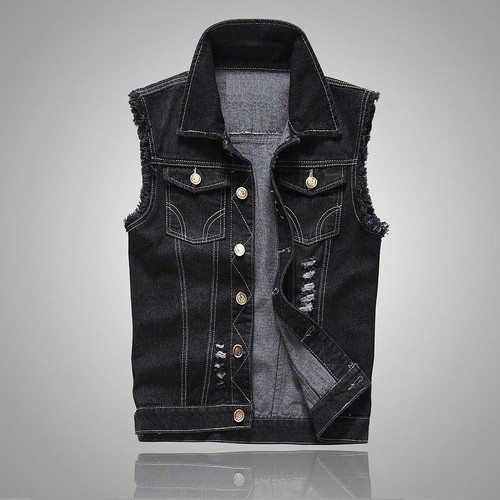 Hommes jeans gilet vestes - vestes, sans