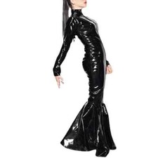 PVC Leather Mermaid Bodycon