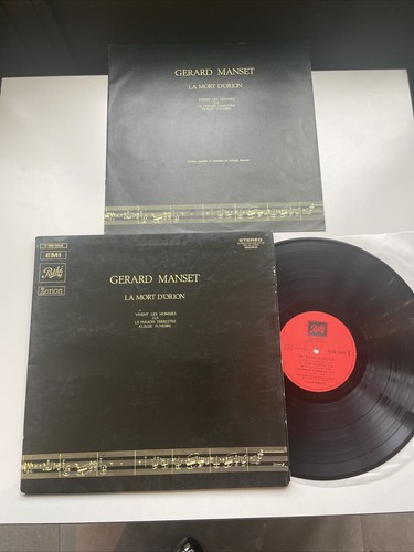 Gerard manset la mort - lp,