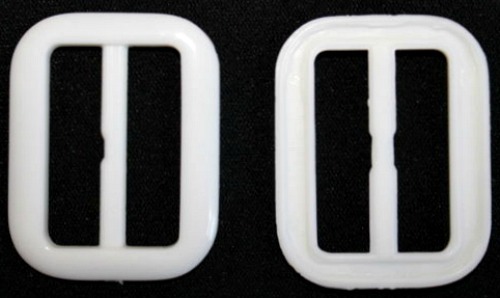 23mm plastique blanc - blanc, tri