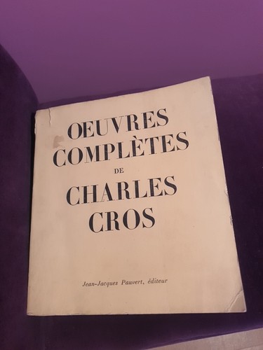 Oeuvres complètes de - oeuvres,