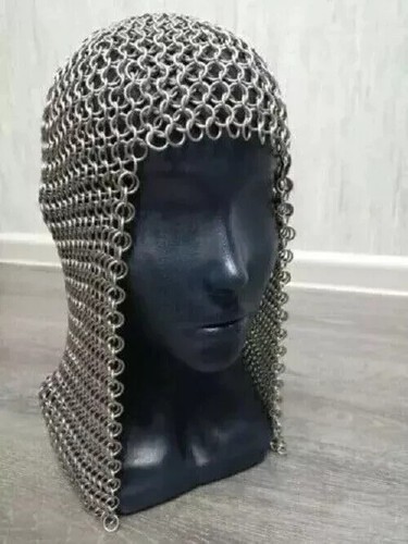 Grand casque médiéval coif - médiéval,