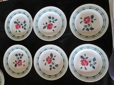 lot vaisselle Digoin Sarreguemines modèle Rosette