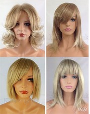 Perruque Blonde Femmes Court