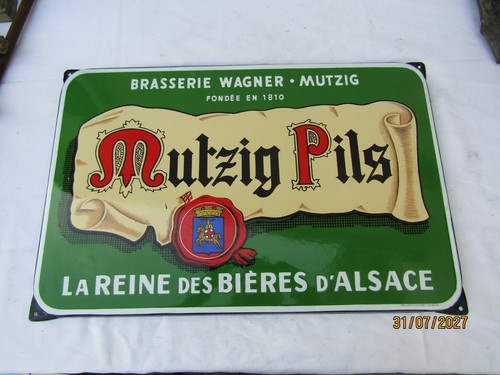 Ancienne plaque émaillée - ancienne,