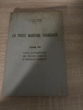 livre: la poste maritime française tome VII