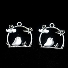 20 pièces oiseau avec cage
