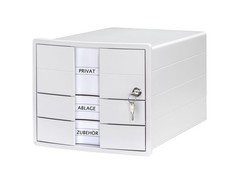 IMPULS Boîte de rangement à 4 tiroirs ouverts