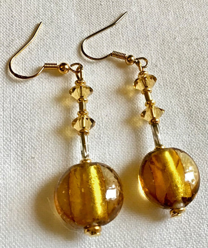 Boucles perles verre de - 🌟,