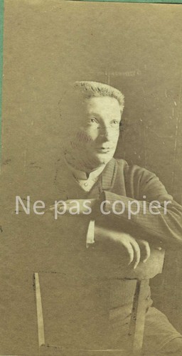Jeune homme 1879 cdv - à, pau