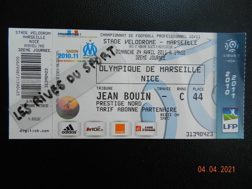 Ticket billet football - ticket,