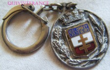 PC267 - PORTE-CLES GENERAL DE GAULLE COLOMBEY LES DEUX EGLISES - ST CHRISTOPHE