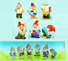 Kinder - Série complète   LES NAINS AU BAIN  +  Bpz