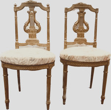 paire de chaises louis XVI en