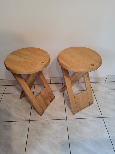 Tabourets pliants vintage - pliants,