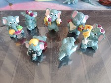 7 Éléphants Figurines Kinder