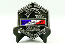 PLAQUE  CONCOURS HIPPIQUE, 1995, Championnat de France, FFE, cheval