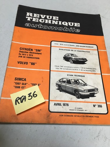 Revue technique automobile - revue,