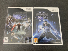 2 jeux Wii   " Star Wars: Le pouvoir de la force 1 et 2 " Complet TBE