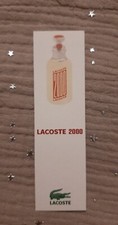 Carte Parfumée - Perfume Card . Lacoste - 2000