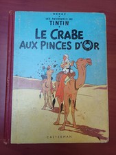 Le crabe aux pinces d'or - 4ème plat B23 - 1957 - Casterman - cote BDM 70€