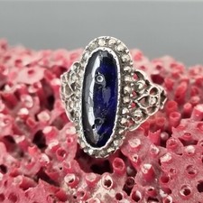 Bague Ancienne XVIIIè en Or Argent et Email 18thC French Ring Gold Silver Enamel