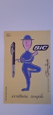 Buvard vintage BIC écriture souple  d'après SAVIGNAC 
