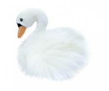 Aurora Peluche Cygne Blanc 25Cm Décoration Mariage, Cérémonie, Saint Valentin