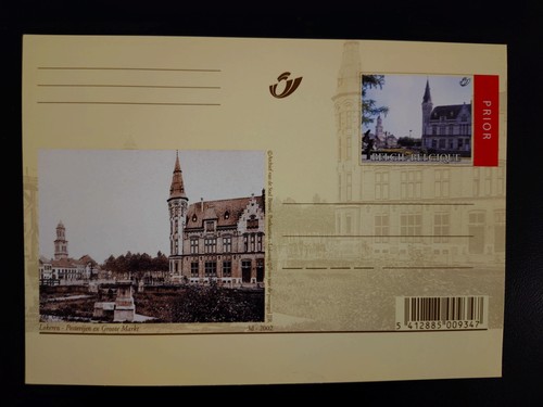 Carte postale belgique 2002 - postale,