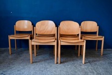 Lot chaises bois de - 6,