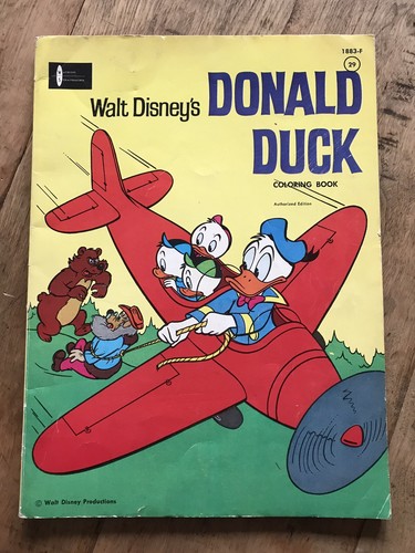 Vintage donald duck coloring - vintage,