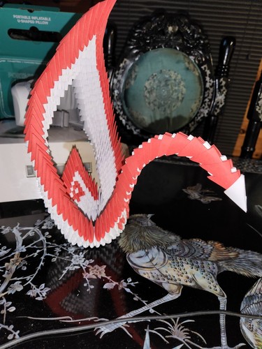Origami mariage cygne - 3d,