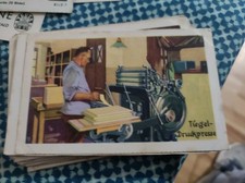 Carte Image Margarine Vintage  Imprimerie Presse A Platine 11 Cm Par 7