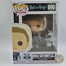 Funko POP 690 Rick & Morty : Space Suit Morty With Snake 
