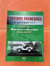 Hotchkiss JH102 Et Brochure Voitures Françaises D’autrefois 60