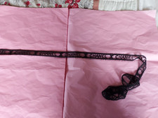 Chanel ruban en dentelle noir