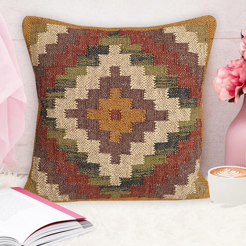 Housse coussin kilim carré - de,
