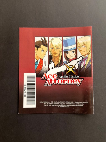 Nintendo ace attorney - -,