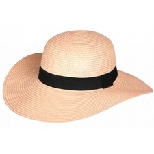 Chapeau Paille Femme Rose