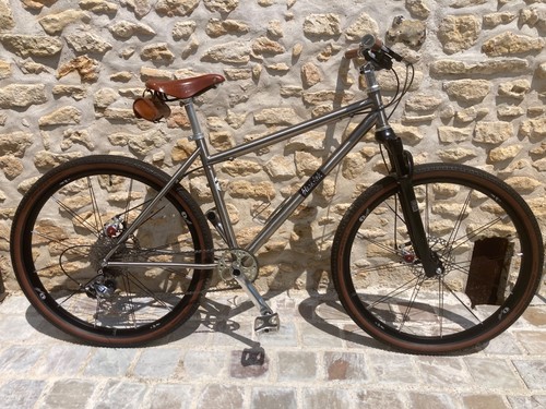 Velo titane vtc ville - velo, taille