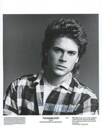 Rob lowe autographe - rob,