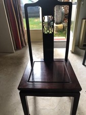 3 Chaises chinoises dans l'état